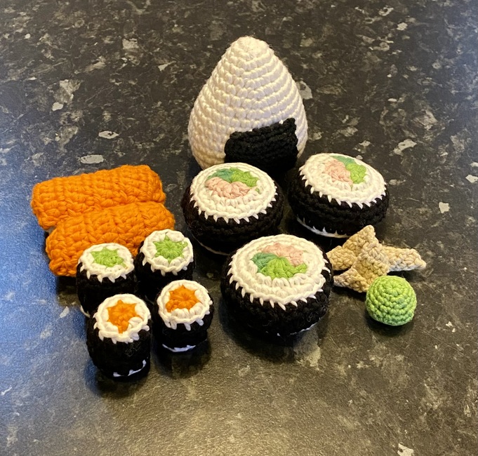 Sushi play set Crochet