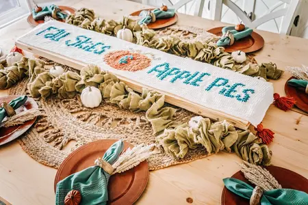 Fall Skies & Apple Pies Table Runner