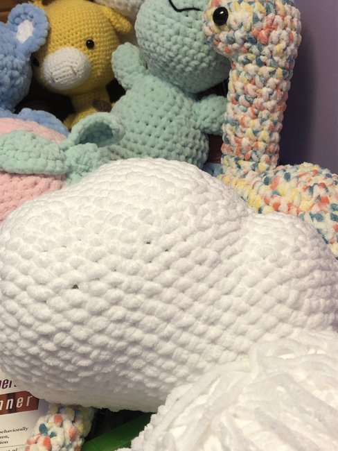 Crochet Cloud Pillow, How To Crochet A Cloud