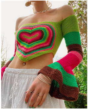 Crochet Top Pattern Long Sleeve -  Canada