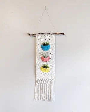 Hanging Air Planter (with pockets!)