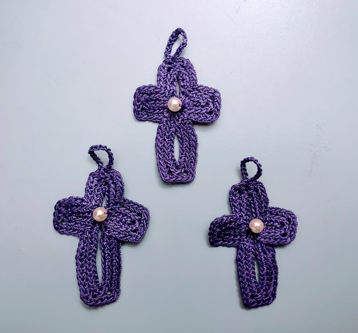 Printable Version Crochet Free Crochet Cross Bookmark Pattern