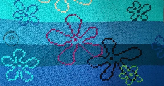 Flower Clouds C2C Blanket