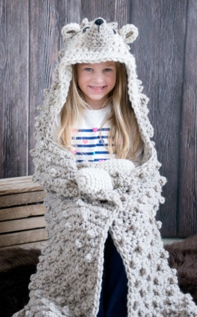 Download Hooded Woodland Hedgehog Blanket: Crochet pattern | Ribblr