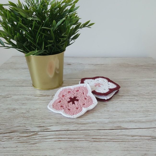 Cherry Blossom Crochet x Embroidery Hat