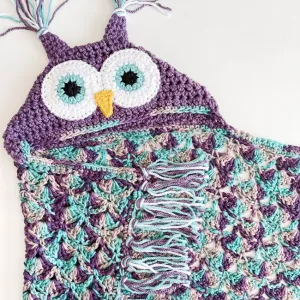 Bulky & Quick Owl Blanket