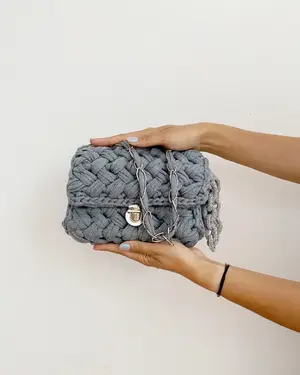 Criss Cross Crochet Clutch