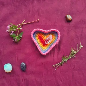 Heart-Shaped Crystal Cozy