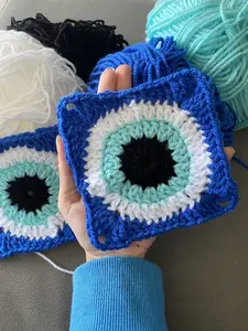 Evil Eye Granny Square