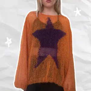 star knit jumper