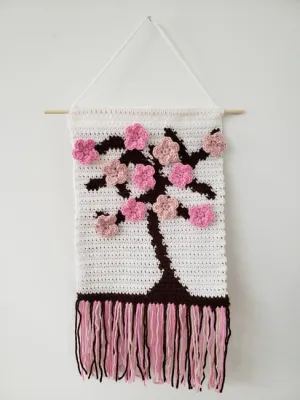 Cherry Blossom Wall Hanging