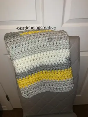 Beginners Bulky Yarn Baby Blanket Crochet Pattern