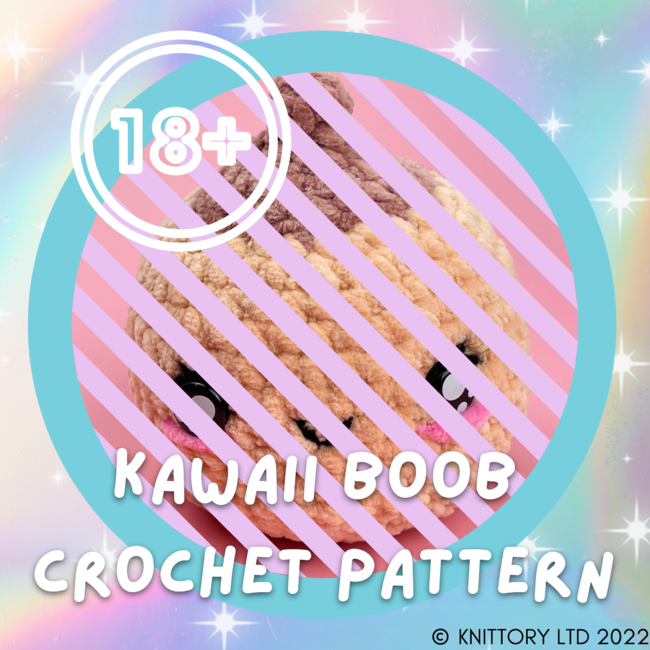 UPDATED NoSew Kawaii Boob: Crochet pattern