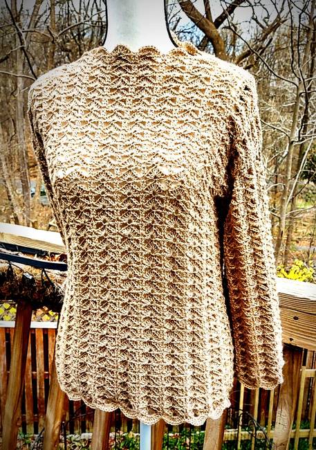 Spandrel Arch Sweater: Crochet pattern