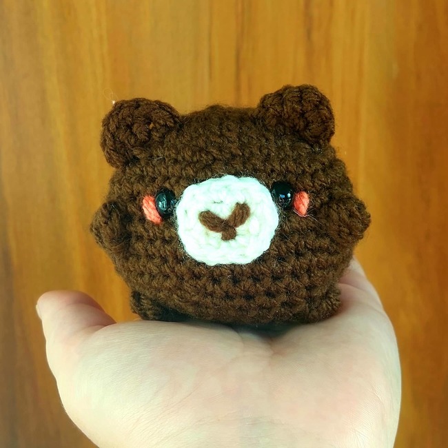 FREE Roly Poly Bear Crochet pattern Ribblr