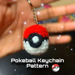 Pokeball Keychain