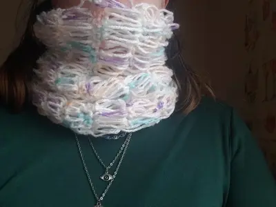 Long stitch Cowl