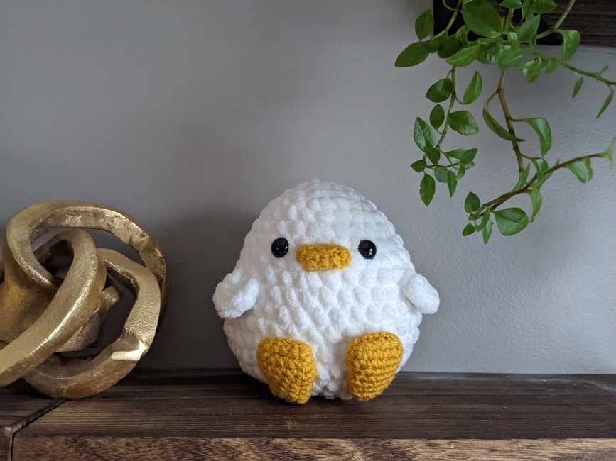 Amigurumi Duck Bookmark - Free Crochet Pattern