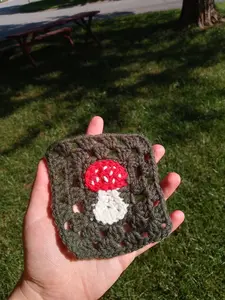 Mushroom Granny Square