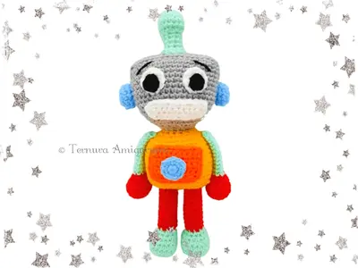 Crochet pattern Free Robot! By Ternura Amigurumi