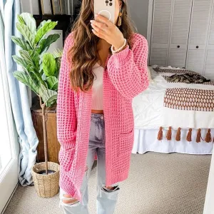 Waffle-icious Cardigan