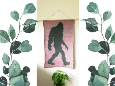 The Bigfoot Wall Hanging Tapestry