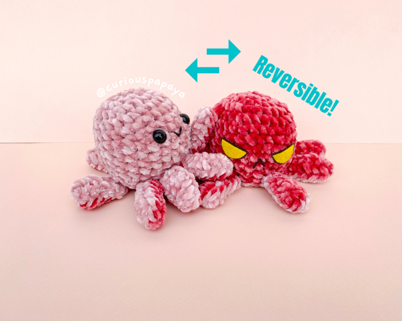 Reversible Octopus Crochet pattern Ribblr