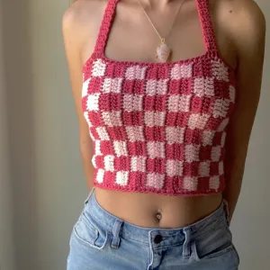 Checkerboard Top Crochet Pattern