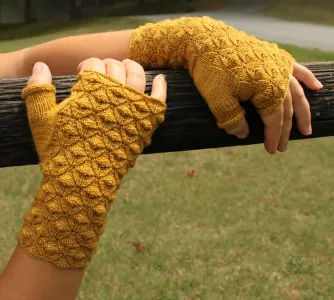 Goldenrod Fingerless Gloves