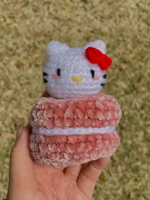 Crochet Hello Kitty Macaron Pattern (Pattern only)