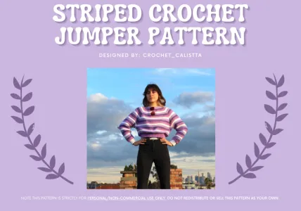 Striped Crochet Jumper Pattern