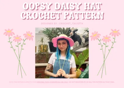 Oopsy Daisy Hat Crochet Pattern