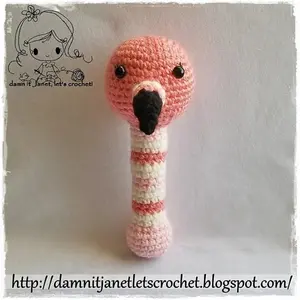 Flamingo Rattle