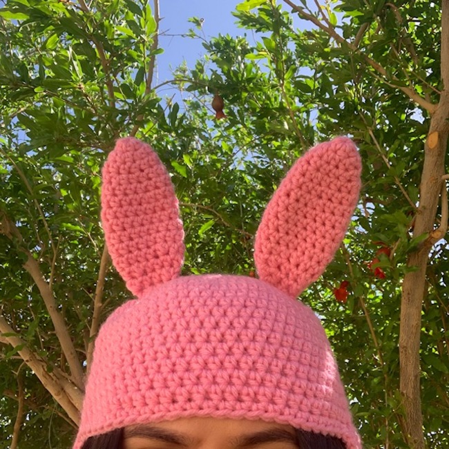 Louise Inspired Bunny Hat: Crochet pattern