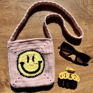 Mini Smiley Face Crossbody Bag