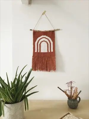 Simple Rainbow Wall Hanging