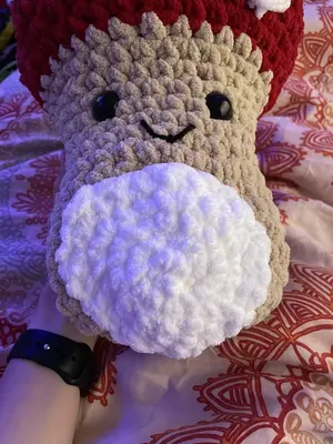 Large Plushie Belly crochet pattern alteration