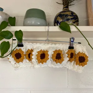 Sunflower steering wheel cover