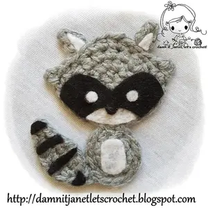 Raccoon Applique