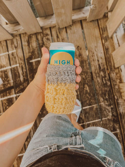 Crochet Skinny Can Cozy