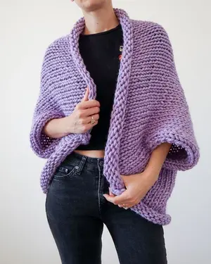 Super Chunky Slouchy Shrug