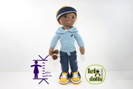 Andre Medium Crochet Doll