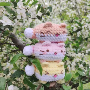 Fruity Cube Kitty Amigurumi