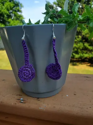 Music Note Earrings