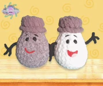 DIY Mr. Salt & Mrs. Pepper Shakers