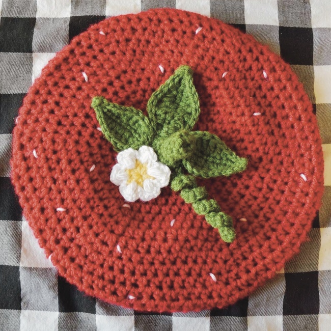 Handmade Potholders from the Flower City Pattern Testers