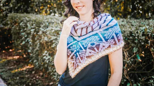 Prism Colorwork Cowl