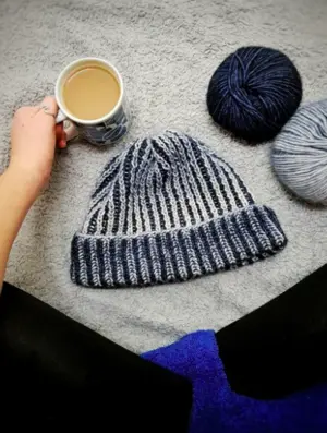 Beginner Brioche Beanie