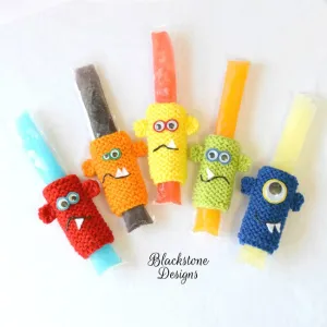 Knit Monster Ice Pop Holders