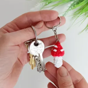 Mushroom keychain